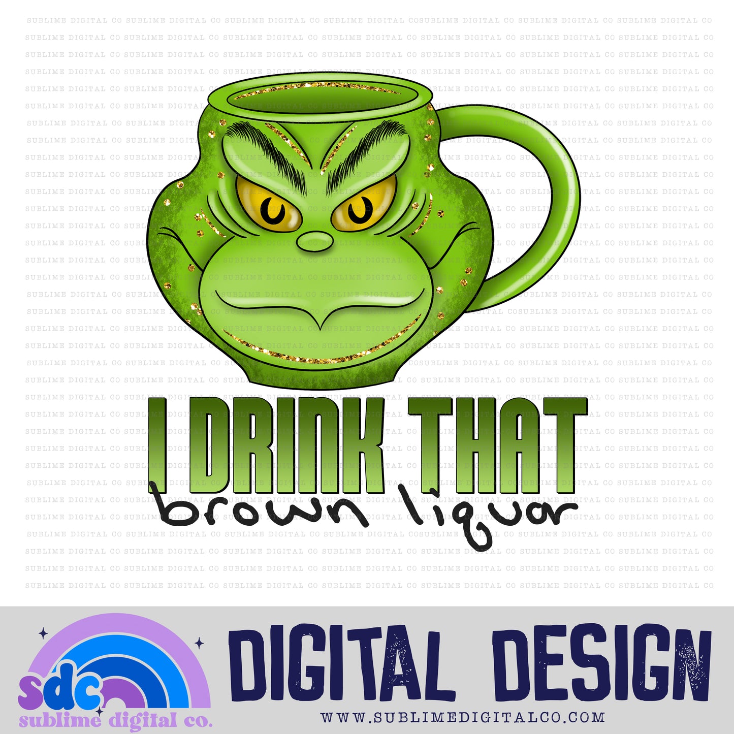 GRNGY Coffee - BL • TS • Instant Download • Sublimation Design