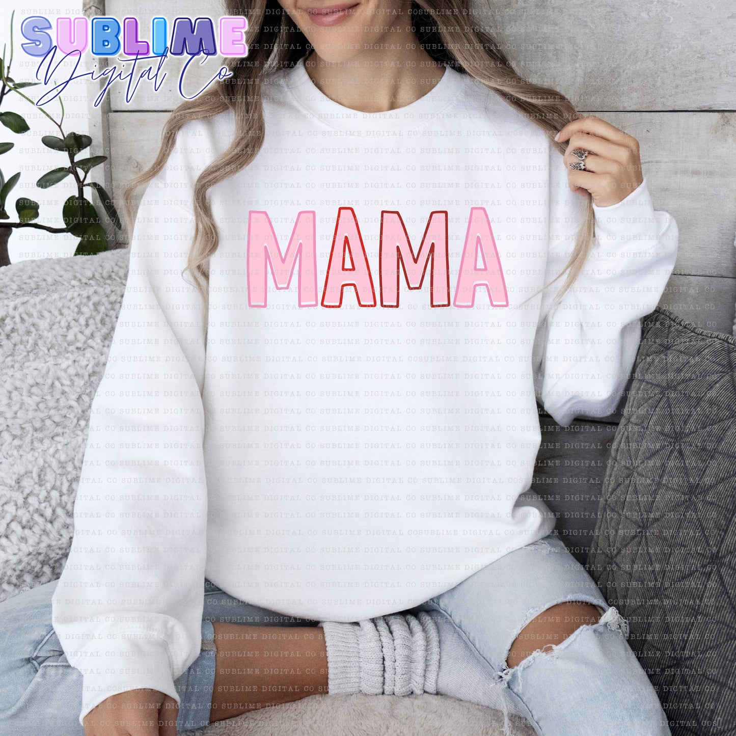 Mama • Valentine’s Day • Instant Download • Sublimation Design