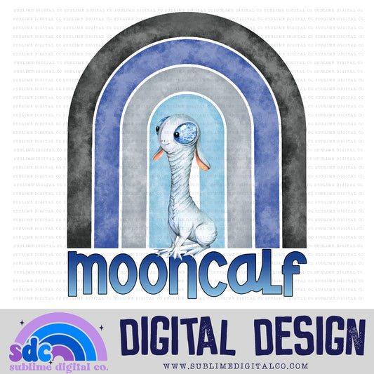 Moon Creature • Rainbow • Wizards • Instant Download • Sublimation Design