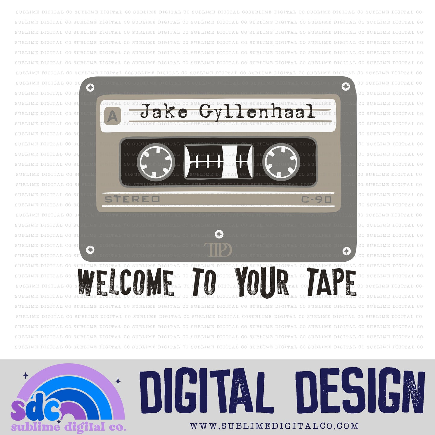 Tapes • TS • Instant Download • Sublimation Design