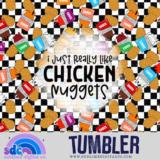 Chicken Nuggets • Tumbler Designs • Instant Download • Sublimation Design