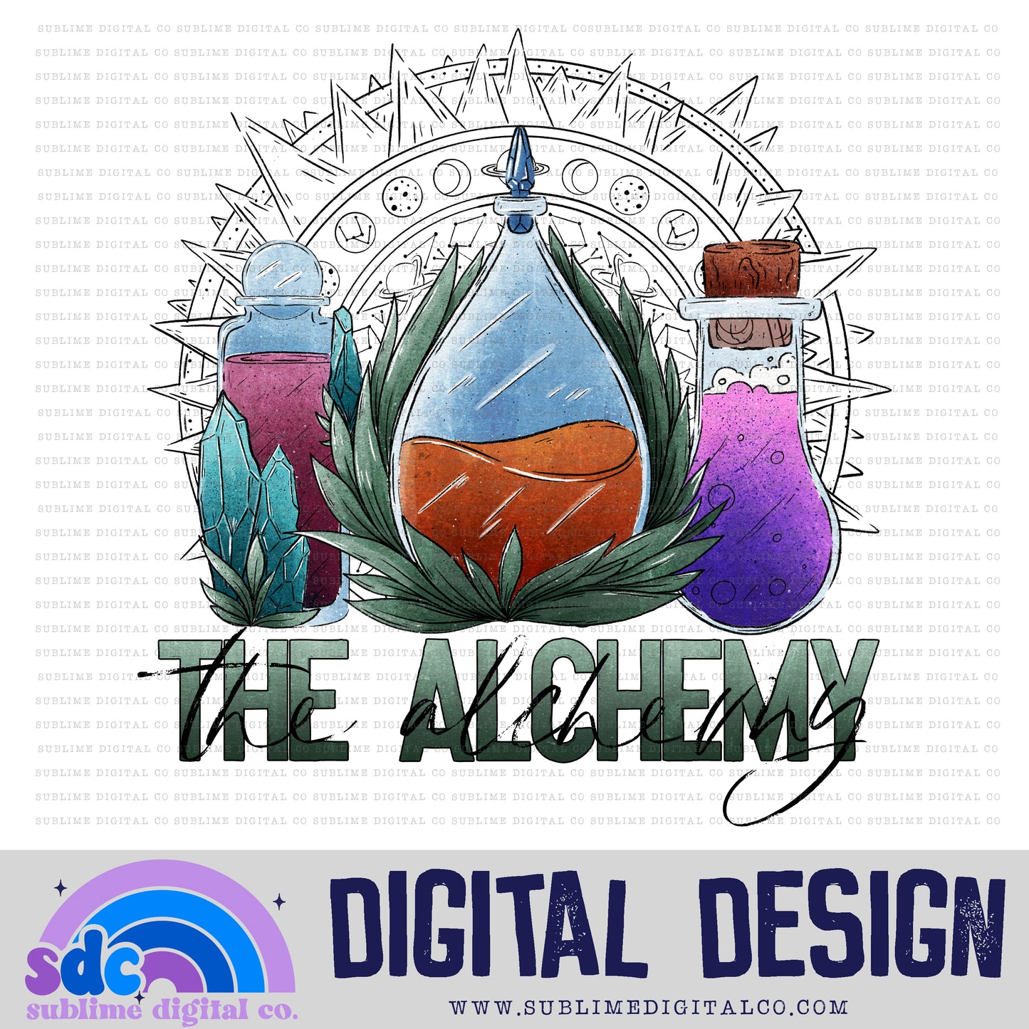 Alchemy • TS • Instant Download • Sublimation Design