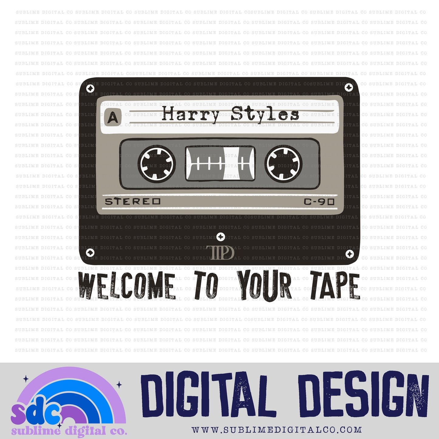 Tapes • TS • Instant Download • Sublimation Design