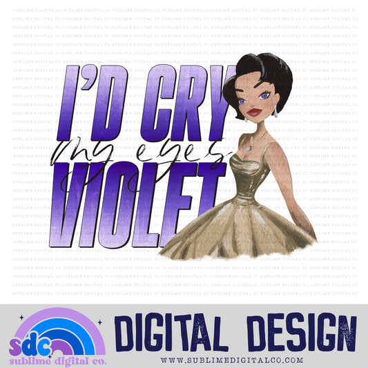 Violet • TS • Instant Download • Sublimation Design