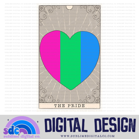 Polysexual Tarot Card • Pride • Instant Download • Sublimation Design