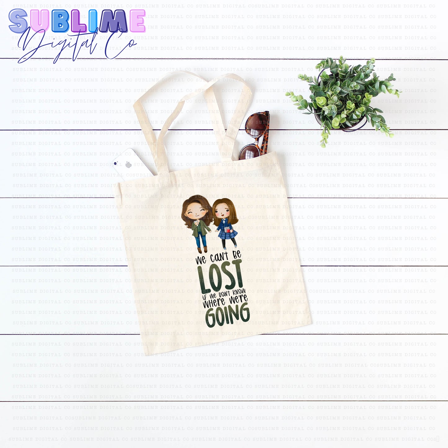 Lost • Mom & Daughter • Instant Download • Sublimation Design