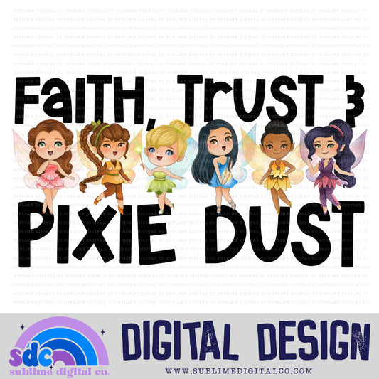 FT&PD • Fairies • Instant Download • Sublimation Design