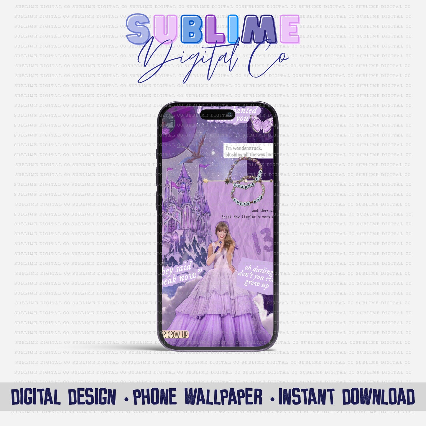 SN • Phone Wallpaper Designs • Instant Download • Sublimation Design