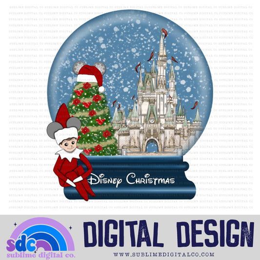 Magical Christmas Snow Globe • Christmas • Instant Download • Sublimation Design