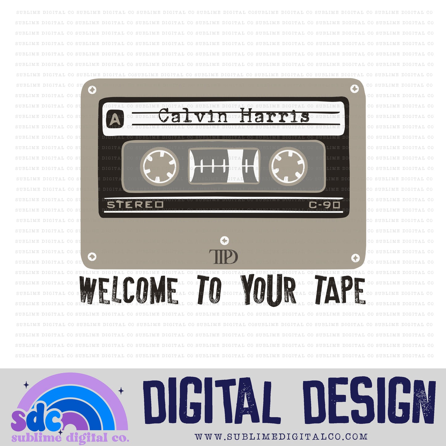 Tapes • TS • Instant Download • Sublimation Design