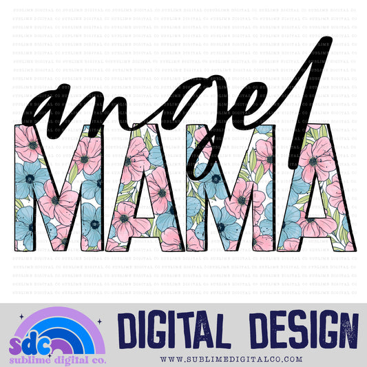 Angel Mama • Pregnancy & Infant Loss • Awareness • Digital Design • Instant Download • Sublimation