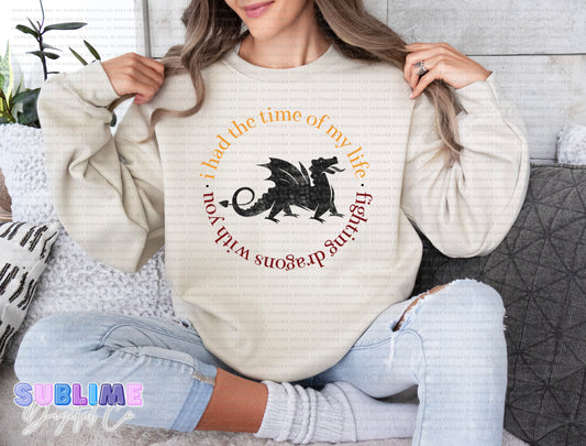 Fighting Dragons • Adult Apparel • Made to Order • TAT: Up To 21 Days