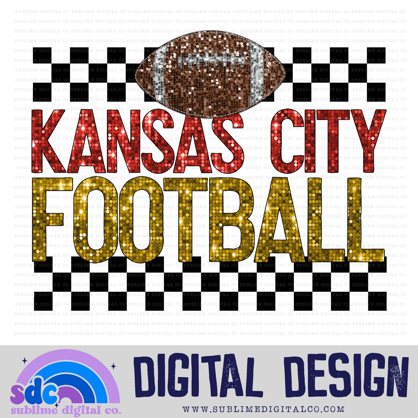 KCFB Sequins • TS • Instant Download • Sublimation Design