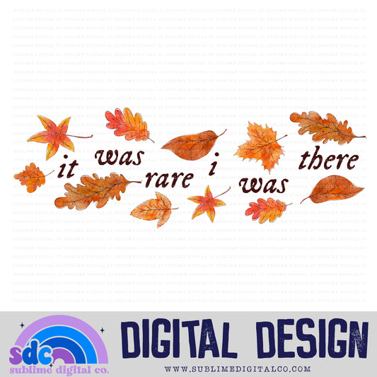 Fall Leaves ATW Sleeve • TS • Instant Download • Sublimation Design