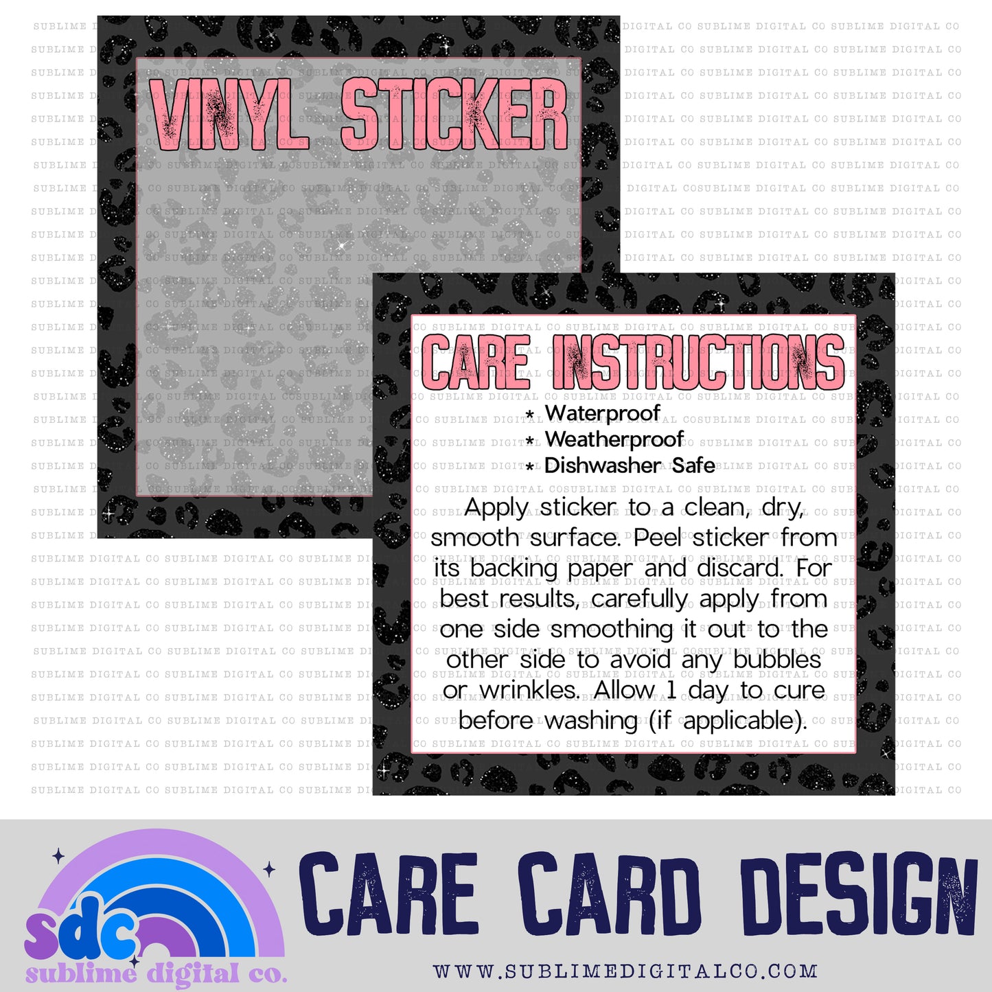 Care Card Design • Business Branding • Custom Digital Designs