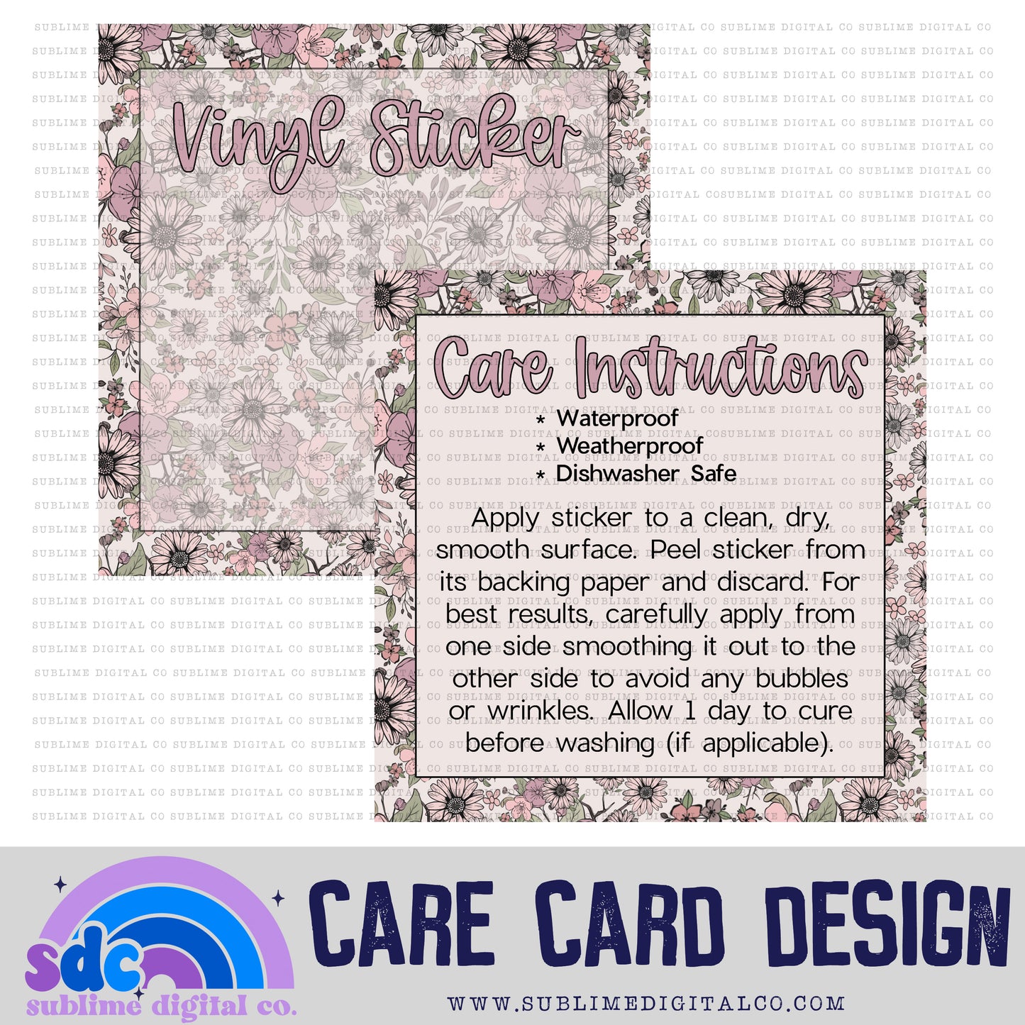 Care Card Design • Business Branding • Custom Digital Designs