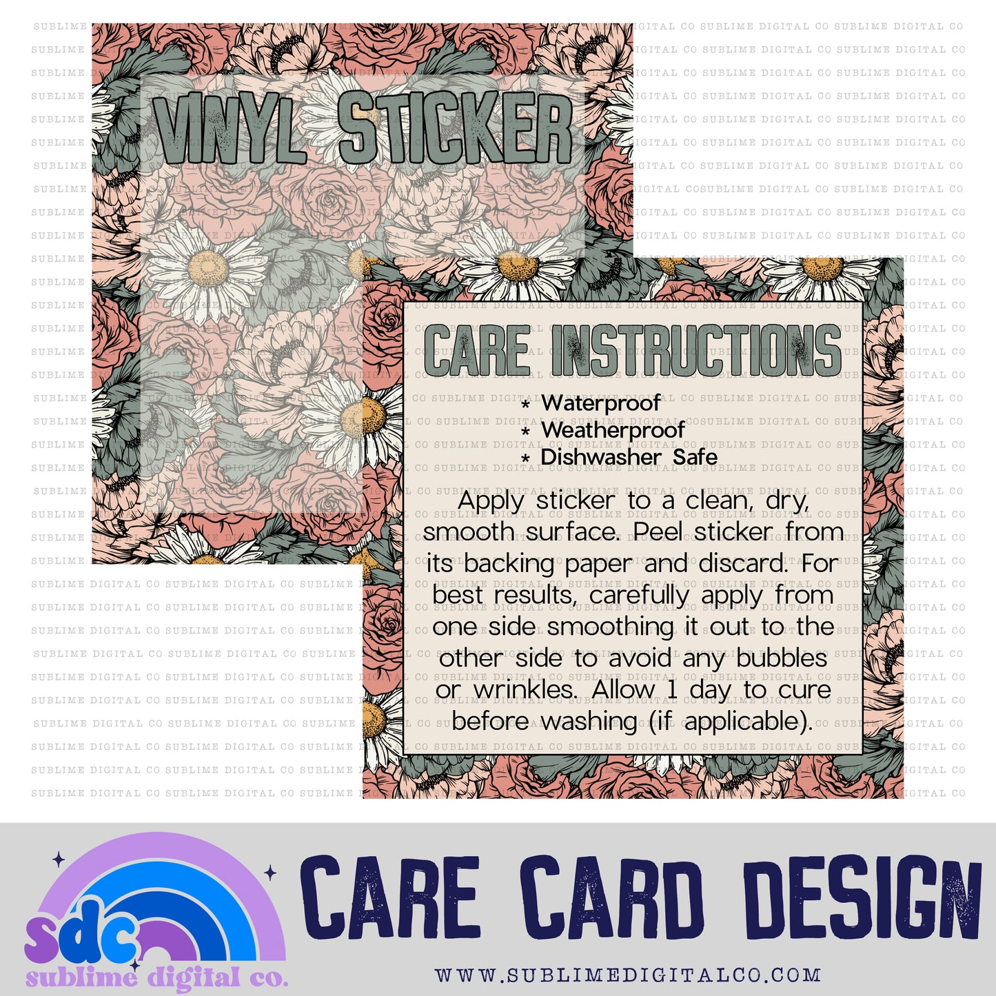 Care Card Design • Business Branding • Custom Digital Designs