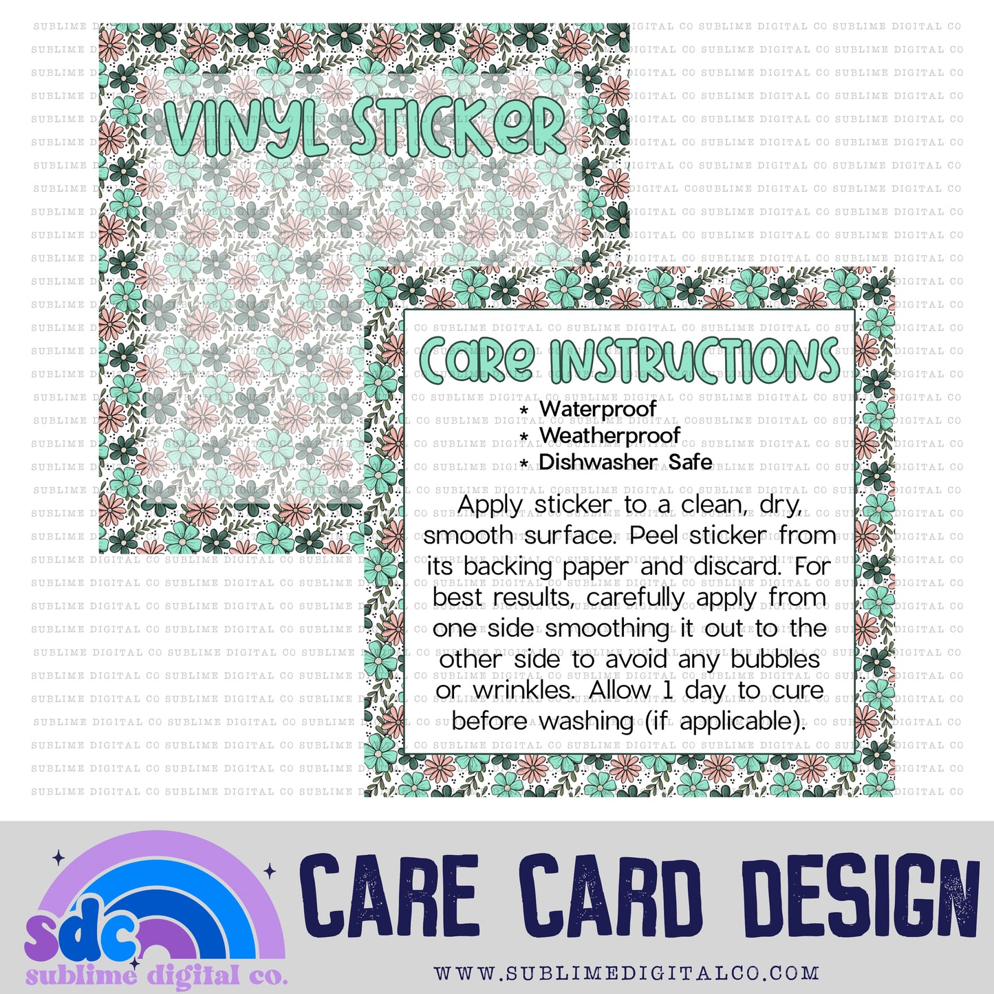 Care Card Design • Business Branding • Custom Digital Designs