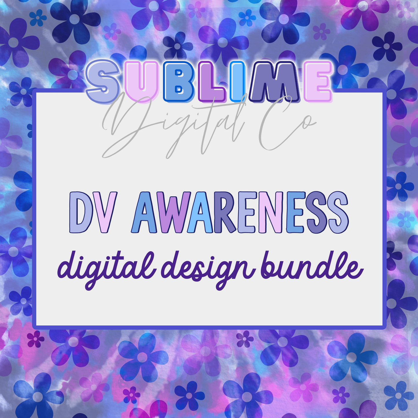 DV Awareness • Digital Design Bundles • Instant Download • Sublimation Design