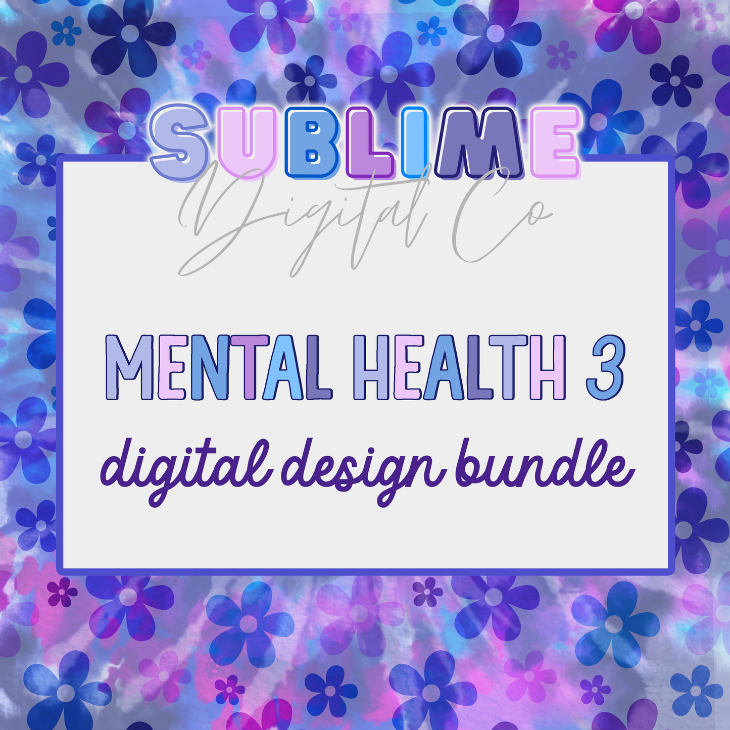 Mental Health 3 • Digital Design Bundles • Instant Download • Sublimation Design