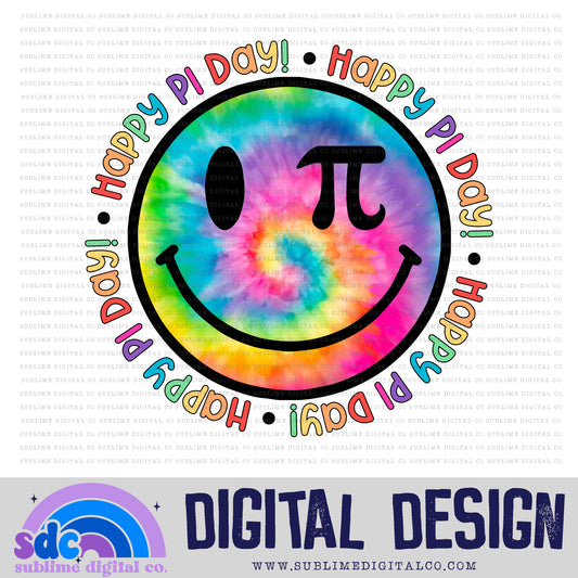 Happy Pi Day - Smiley • Pi Day • School • Instant Download • Sublimation Design