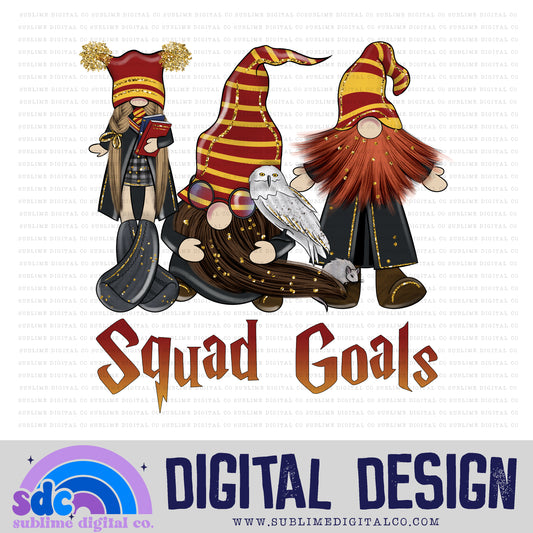 Squad Goals - Gnome • Wizard • Instant Download • Sublimation Design