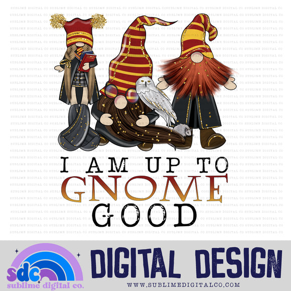 Up to Gnome Good - Gnome • Wizard • Instant Download • Sublimation Design