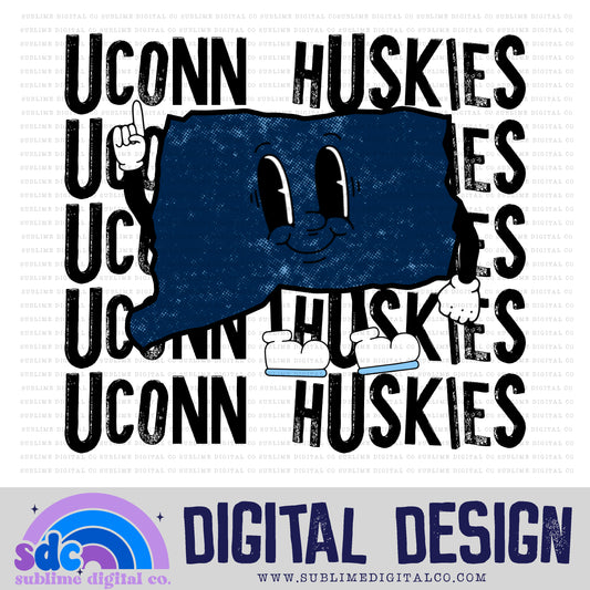 Huskies • Sports • Instant Download • Sublimation Design