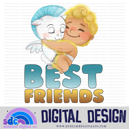 Best Friends • Strong Hero • Instant Download • Sublimation Design