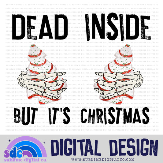Dead Inside But It's Christmas - Tree • Christmas Treats • Christmas • Sublimation Design • Instant Download | PNG File