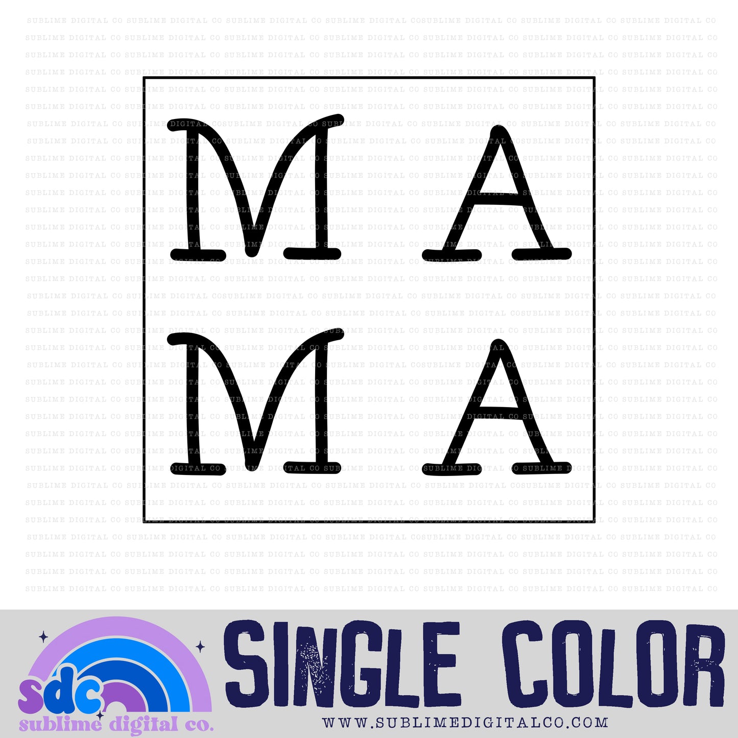 Mama + Mini • Matching with Mama • Instant Download • Sublimation Design