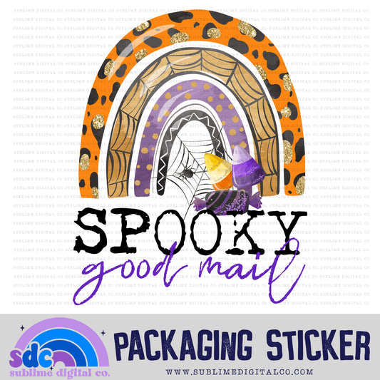 Spooky Good Mail - Rainbow | Small Business Stickers | Digital Download | PNG File