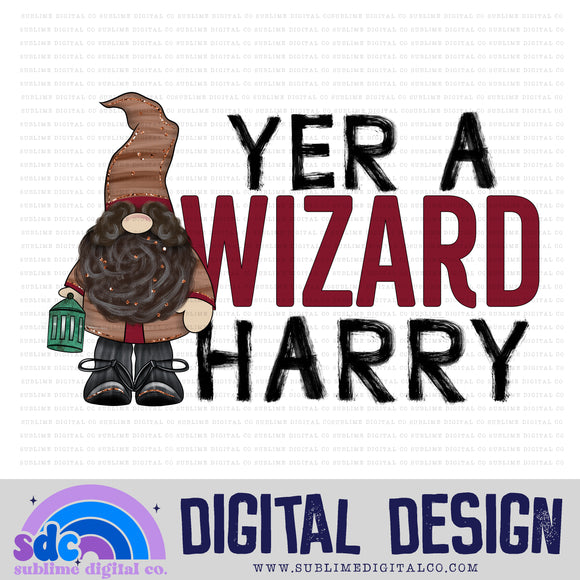 Wizard - Gnome • Wizard • Instant Download • Sublimation Design