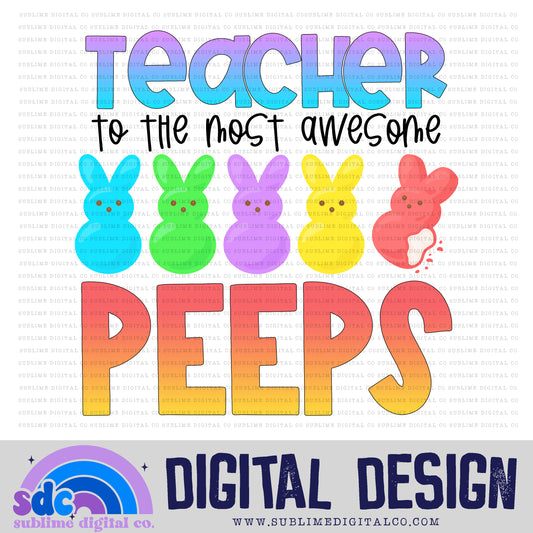 Teacher • Easter • Instant Download • Sublimation Design