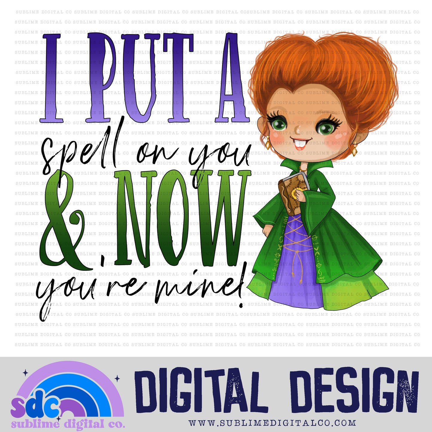 Spell On You • Halloween • Instant Download • Sublimation Design