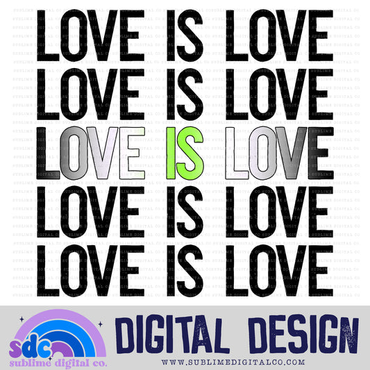 Love is Love - Agender • Pride • Instant Download • Sublimation Design