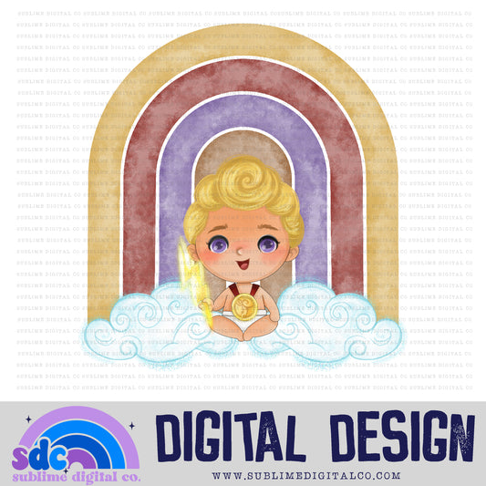 Baby Herc Rainbow • Strong Hero • Instant Download • Sublimation Design