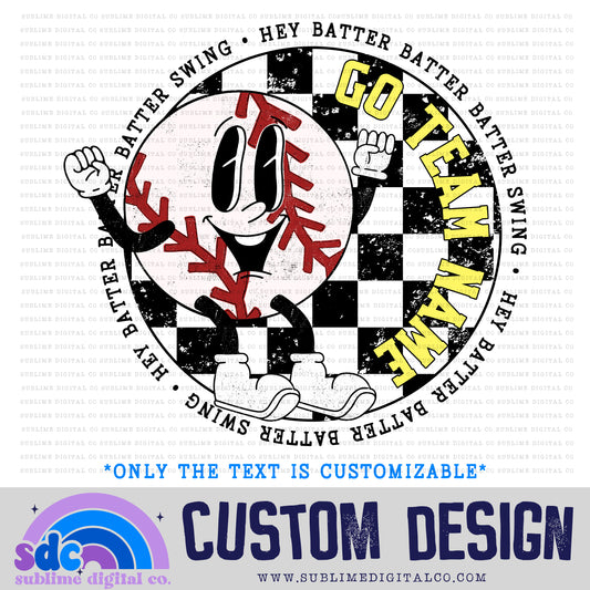 Hey Batter Batter - Baseball • Customs • Sports • Instant Download • Sublimation Design