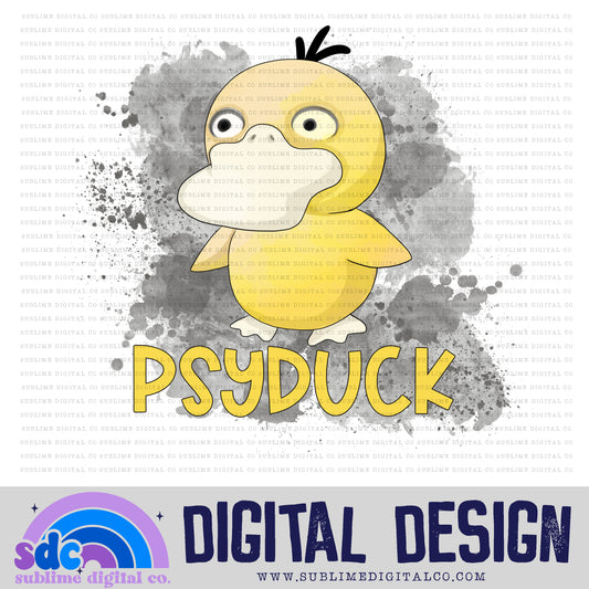 Yellow Duck • Mythical Creatures • Instant Download • Sublimation Design