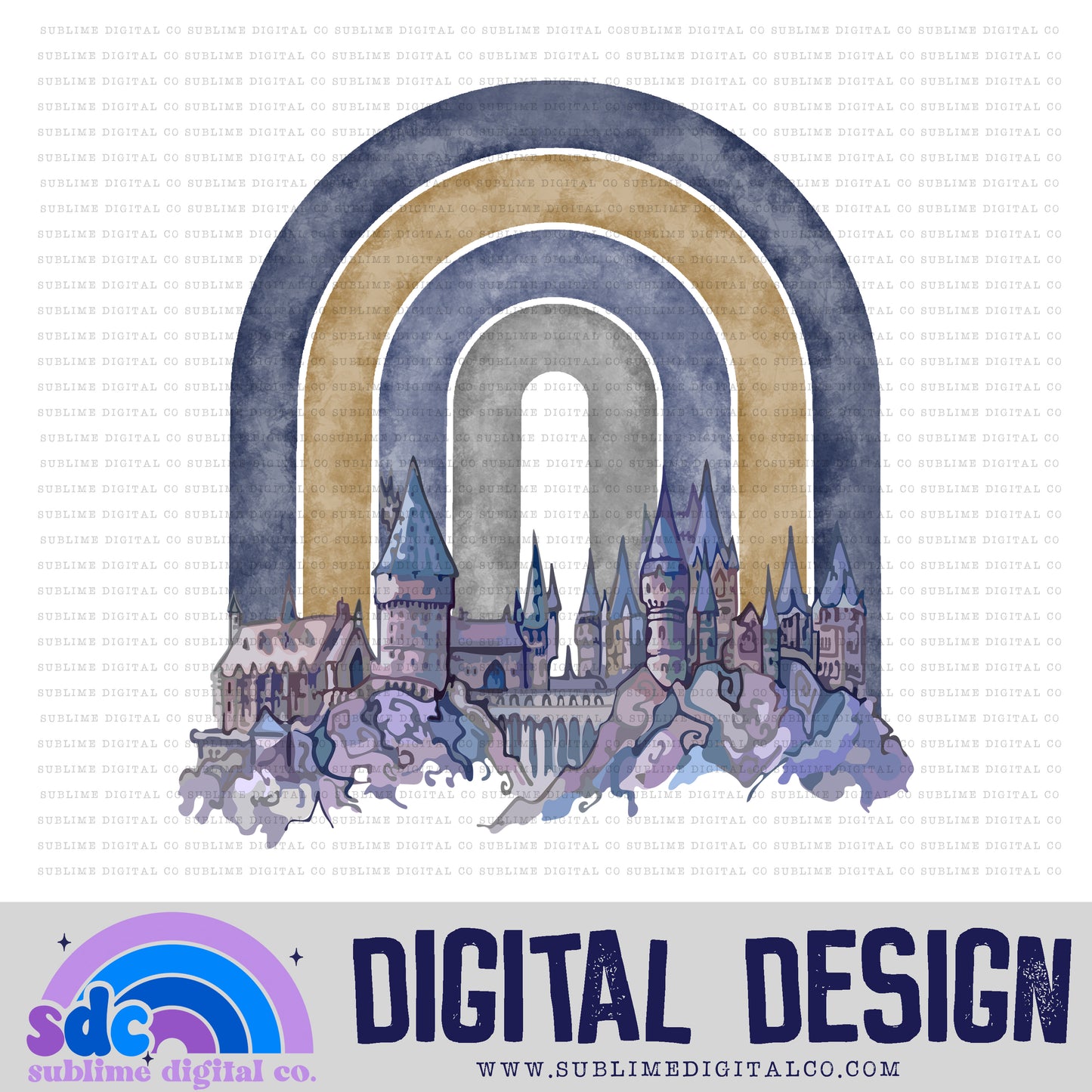 Blue House • Digital Design Bundles • Instant Download • Sublimation Design