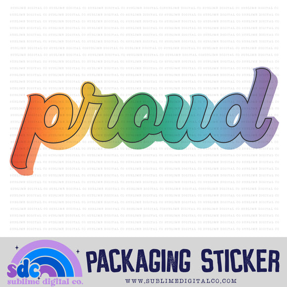 Proud | Small Business Stickers | Digital Download | PNG File