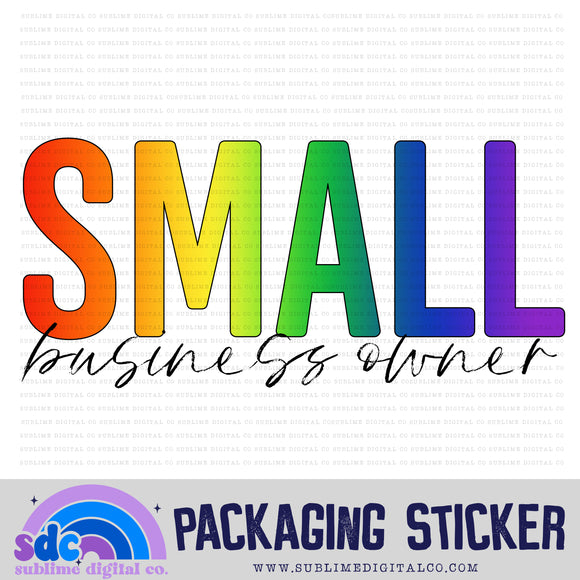 Small Business Owner - Pride | Small Business Stickers | Digital Download | PNG File