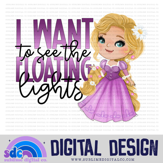 The Lights • Tower Princess • Instant Download • Sublimation Design