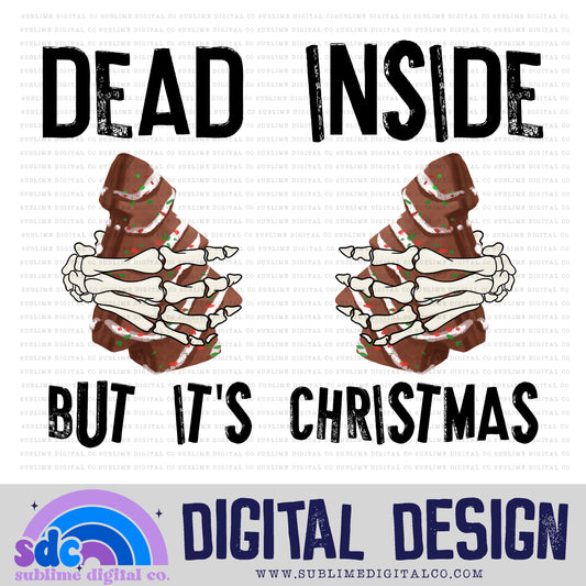 Dead Inside But It's Christmas - Chocolate Tree • Christmas Treats • Christmas • Sublimation Design • Instant Download | PNG File