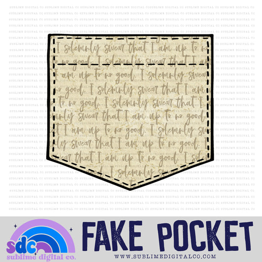 No Good • Fake Pocket • Wizards • Instant Download • Sublimation Design