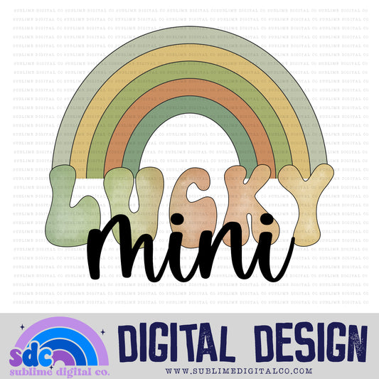 Lucky Mini - Rainbow | St Patrick's Day | Sublimation Design | Instant Download | PNG File