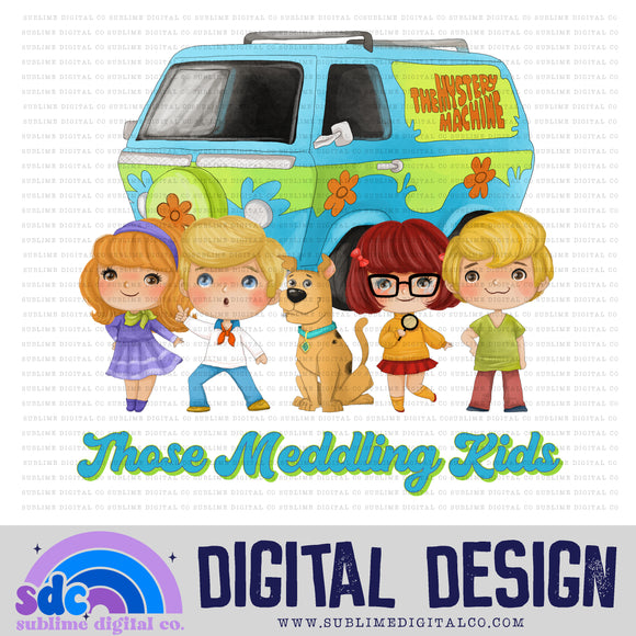 Those Meddling Kids • Mystery Gang • Instant Download • Sublimation Design