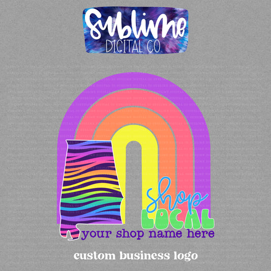 Shop Local Rainbow Zebra • Custom Logos • Custom Digital Designs