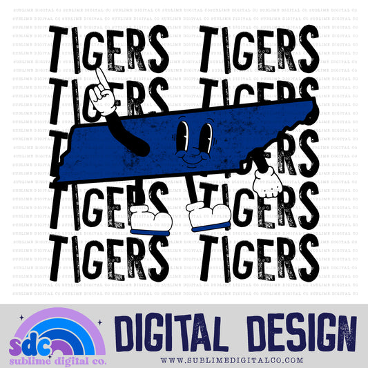 Tigers • Sports • Instant Download • Sublimation Design