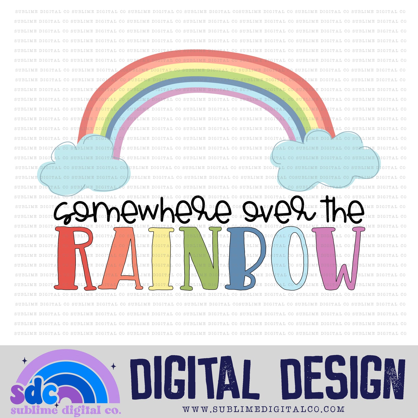 Rainbow • Wizard • Instant Download • Sublimation Design